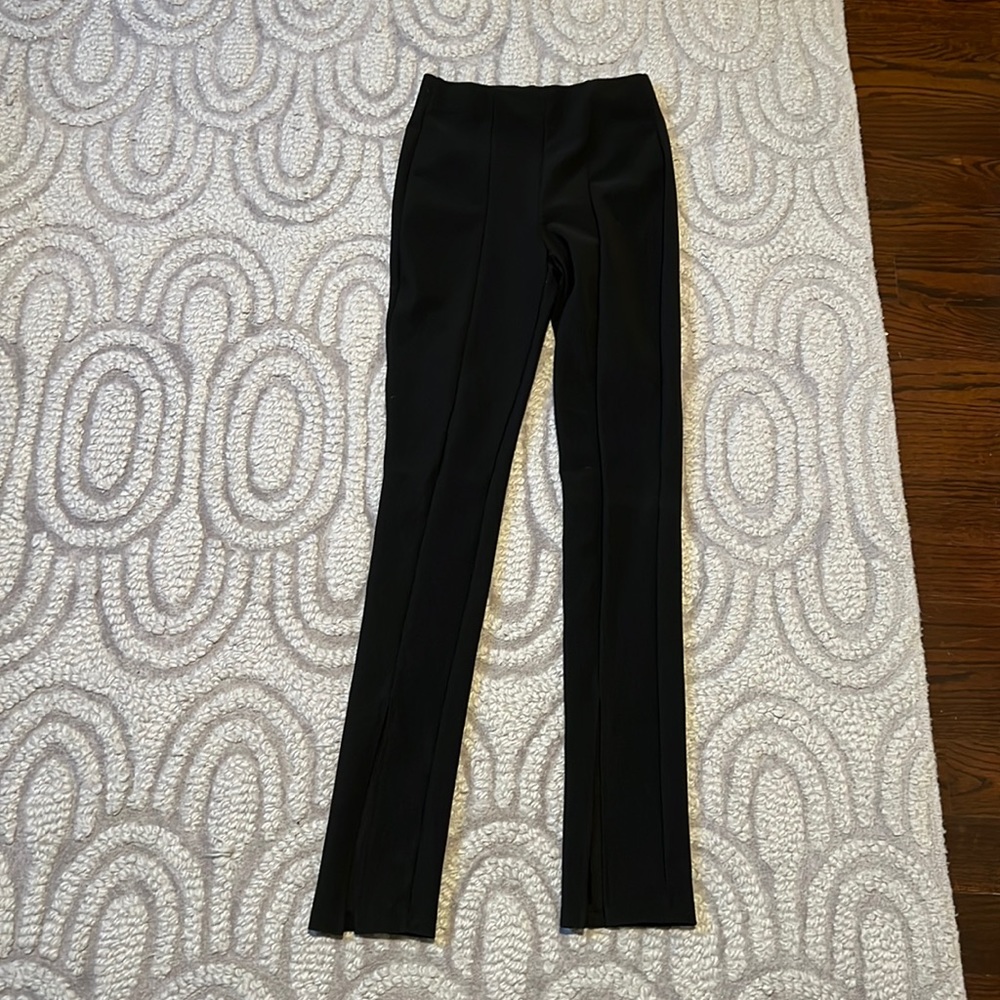 Zara Black Slit Leg Pants